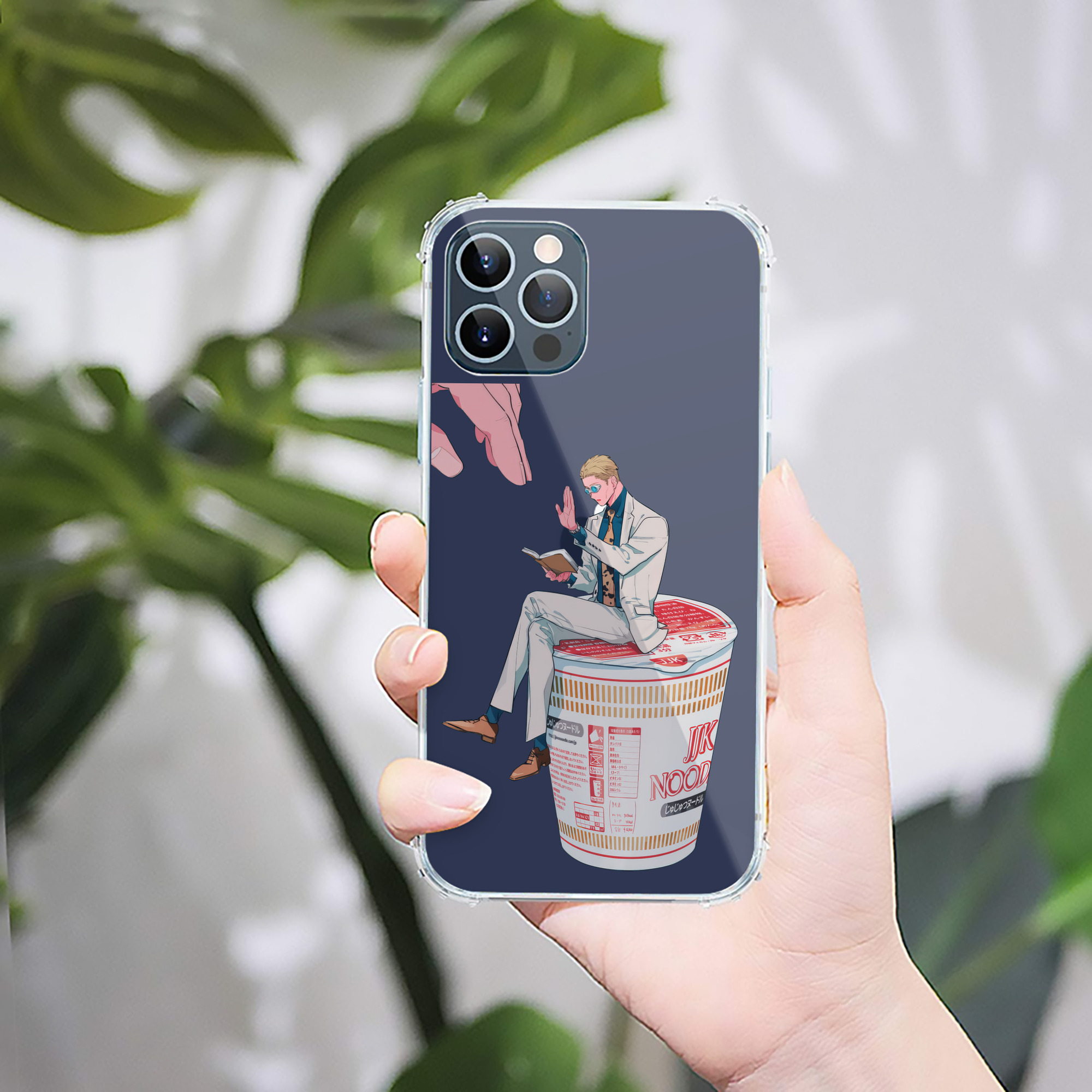 （画像用） 呪術廻戦 Jujutsu Kaisen 【iPhone 12シリーズ対応】透明スマホケース（クリアソフトケース）